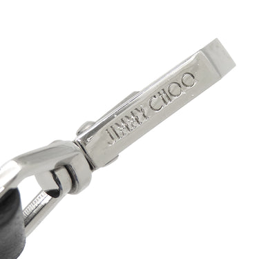 ジミーチュウ JIMMY CHOO MINI N/S TOTE ANR ブラック レザー 2WAYバッグ シルバー金具 トート ショルダーバッグ 黒