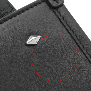 ジミーチュウ JIMMY CHOO MINI N/S TOTE ANR ブラック レザー 2WAYバッグ シルバー金具 トート ショルダーバッグ 黒