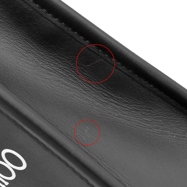 ジミーチュウ JIMMY CHOO MINI N/S TOTE ANR ブラック レザー 2WAYバッグ シルバー金具 トート ショルダーバッグ 黒