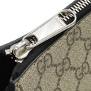 グッチ GUCCI GGスプリーム メッセンジャーバッグ 779865 ベージュ×ブラック GGスプリームキャンバス レザー ショルダーバッグ シルバー金具