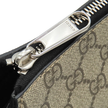 グッチ GUCCI GGスプリーム メッセンジャーバッグ 779865 ベージュ×ブラック GGスプリームキャンバス レザー ショルダーバッグ シルバー金具