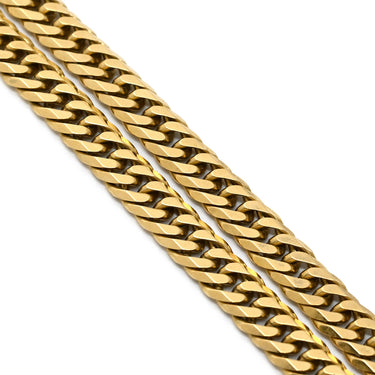 喜平 KIHEI K18 18金 40.3cm 20.8g 6面 ダブル W イエローゴールド K18YG ネックレス 造幣局検定マーク※ショッピングローン対応していません