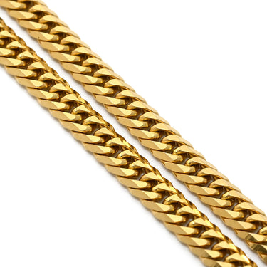 喜平 KIHEI K18 18金 50.3cm 20.2g 6面 ダブル W イエローゴールド K18YG ネックレス 造幣局検定マーク※ショッピングローン対応していません