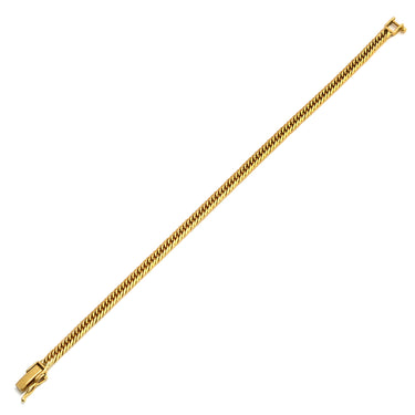 喜平 KIHEI K18 18金 17.1cm 7.5g 8面トリプル イエローゴールド K18YG ブレスレット 造幣局検定マーク ショッピングローン対応していません