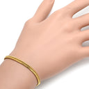 喜平 KIHEI K18 18金 17.1cm 7.5g 8面トリプル イエローゴールド K18YG ブレスレット 造幣局検定マーク ショッピングローン対応していません