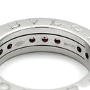 ブルガリ BVLGARI ビーゼロワン B-zero1 リング XS ホワイトゴールド K18WG ガーネット #47(JP7) リング 指輪 750 18金 WG 1バンドリング ガーネット 7号