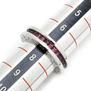 ブルガリ BVLGARI ビーゼロワン B-zero1 リング XS ホワイトゴールド K18WG ガーネット #47(JP7) リング 指輪 750 18金 WG 1バンドリング ガーネット 7号