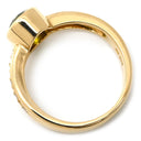 タサキ TASAKI ペリドット ダイヤ グリーン×イエローゴールド K18YG ペリドット リング 指輪 緑 TASAKI Au750 18K 18金 オーバルミックス 10号