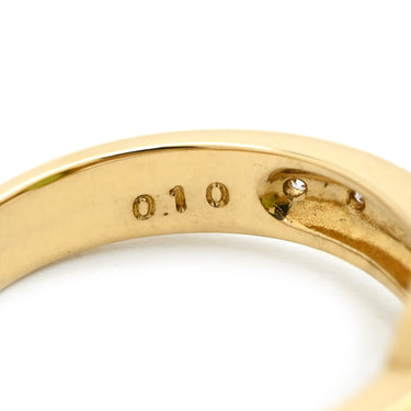 タサキ TASAKI ペリドット ダイヤ グリーン×イエローゴールド K18YG ペリドット リング 指輪 緑 TASAKI Au750 18K 18金 オーバルミックス 10号