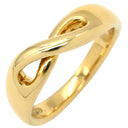 ティファニー Tiffany & Co インフィニティ イエローゴールド K18YG リング 指輪 T&Co. Au750 18K 18金 ウェーブ メビウス 希少 10号