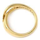 ティファニー Tiffany & Co インフィニティ イエローゴールド K18YG リング 指輪 T&Co. Au750 18K 18金 ウェーブ メビウス 希少 10号