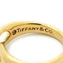 ティファニー Tiffany & Co インフィニティ イエローゴールド K18YG リング 指輪 T&Co. Au750 18K 18金 ウェーブ メビウス 希少 10号