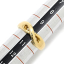 ティファニー Tiffany & Co インフィニティ イエローゴールド K18YG リング 指輪 T&Co. Au750 18K 18金 ウェーブ メビウス 希少 10号