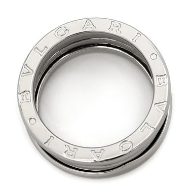 ブルガリ BVLGARI ビーゼロワン B-zero1 3バンドリング ホワイトゴールド K18WG #54(JP14) リング 指輪 BVLGARI 750 18金 14号