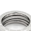 ブルガリ BVLGARI ビーゼロワン B-zero1 3バンドリング ホワイトゴールド K18WG #54(JP14) リング 指輪 BVLGARI 750 18金 14号
