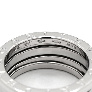 ブルガリ BVLGARI ビーゼロワン B-zero1 3バンドリング ホワイトゴールド K18WG #54(JP14) リング 指輪 BVLGARI 750 18金 14号