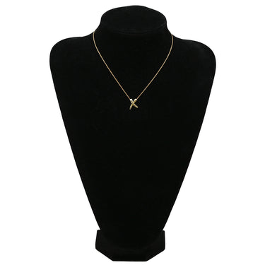 ティファニー Tiffany & Co Xペンダント キス イエローゴールド K18YG ネックレス T＆Co. 18K 750 YG パロマピカソ