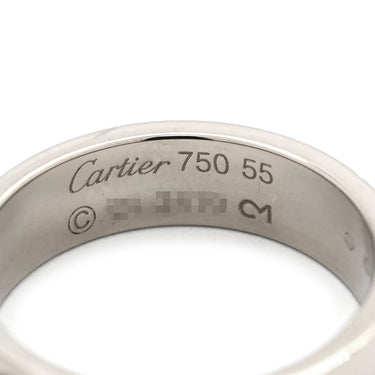 カルティエ Cartier ラブリング クラシックモデル ホワイトゴールド K18WG #55 リング 指輪 LOVE Ring K18WG Au750 18K 14.5号