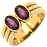 タサキ TASAKI ガーネット リング パープル×イエローゴールド K18YG ダイヤモンド ガーネット リング 指輪 TASAKI Au750 18K 18金 ロードライトガーネット 11号