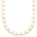 タサキ TASAKI 9.0mm パール パールホワイト×ピンクゴールド K14PG パール ルビー ネックレス 真珠 K14PG 一連 一重 アコヤ真珠 ルビー付リーフモチーフクラスプ