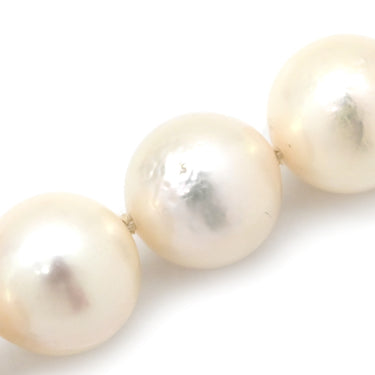 タサキ TASAKI 9.0mm パール パールホワイト×ピンクゴールド K14PG パール ルビー ネックレス 真珠 K14PG 一連 一重 アコヤ真珠 ルビー付リーフモチーフクラスプ