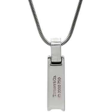 ティファニー Tiffany & Co アトラス ペンダント ダイヤモンド ホワイトゴールド K18WG ダイヤモンド ネックレス 18K 750 Ag750 ローマ数字
