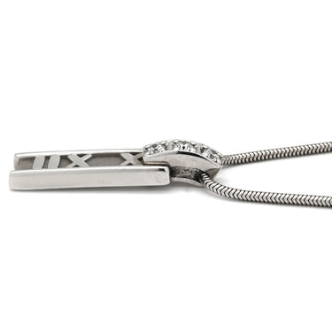 ティファニー Tiffany & Co アトラス ペンダント ダイヤモンド ホワイトゴールド K18WG ダイヤモンド ネックレス 18K 750 Ag750 ローマ数字