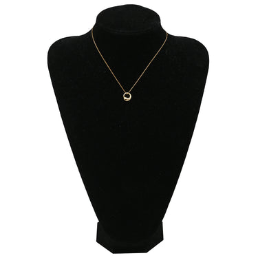 ティファニー Tiffany & Co エターナル サークル イエローゴールド K18YG ネックレス T&Co. Au750 18K 18金 YG エルサ・ペレッティ
