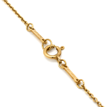 ティファニー Tiffany & Co エターナル サークル イエローゴールド K18YG ネックレス T&Co. Au750 18K 18金 YG エルサ・ペレッティ