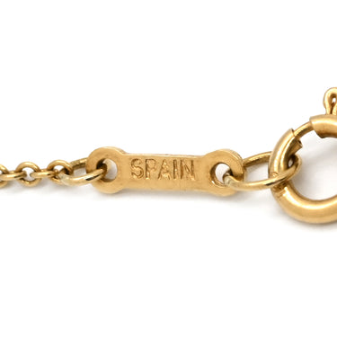 ティファニー Tiffany & Co エターナル サークル イエローゴールド K18YG ネックレス T&Co. Au750 18K 18金 YG エルサ・ペレッティ