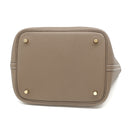 エルメス HERMES ピコタンロックMM エトゥープ トリヨンクレマンス ハンドバッグ ゴールド金具 グレージュ