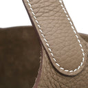 エルメス HERMES ピコタンロックMM エトゥープ トリヨンクレマンス ハンドバッグ ゴールド金具 グレージュ