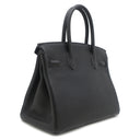 エルメス HERMES バーキン30 ブラック トゴ ハンドバッグ ゴールド金具 黒