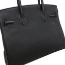 エルメス HERMES バーキン30 ブラック トゴ ハンドバッグ ゴールド金具 黒