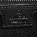 グッチ GUCCI ソフト ベルトバッグ 474293 ブラック GGスプリームキャンバス ボディバッグ シルバー金具 ウェブライン ウエストバッグ