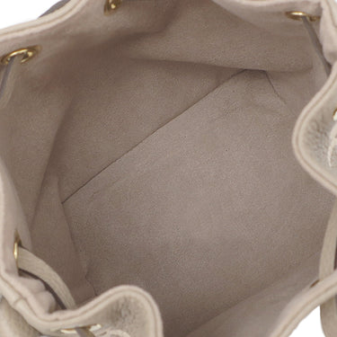 ルイヴィトン LOUIS VUITTON ナノ ノエ M46291 ベージュ モノグラムアンプラント バイカラーモノグラムアンプラント 2WAYバッグ ゴールド金具 ショルダー