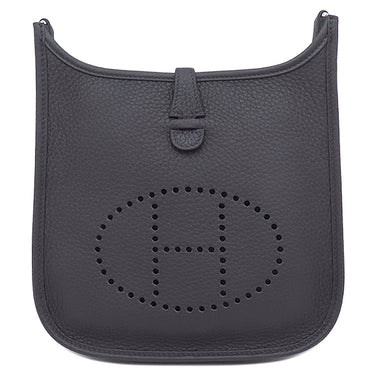 エルメス HERMES エヴリン 23 キャバン トリヨンクレマンス ショルダーバッグ シルバー金具 新品 未使用 紺 2025年製