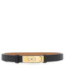 エルメス HERMES ベルト ケリー 18 H069853CC89 ブラック×ゴールド ヴォーエプソン GP ベルト ゴールド金具 新品 未使用 スライド調節 2025年製