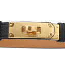 エルメス HERMES ベルト ケリー 18 H069853CC89 ブラック×ゴールド ヴォーエプソン GP ベルト ゴールド金具 新品 未使用 スライド調節 2025年製