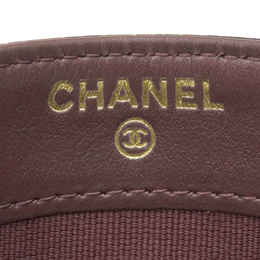 シャネル CHANEL クラシック AP0213 ブラック レザー キャビアスキン カードケース ゴールド金具 黒 パスケース 名刺入れ