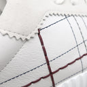 エルメス HERMES バウンシング H252886ZH90405 白 レザー ヴォーピケ シェーヴルヴェロア #41 スニーカー Hロゴ タータンモチーフ