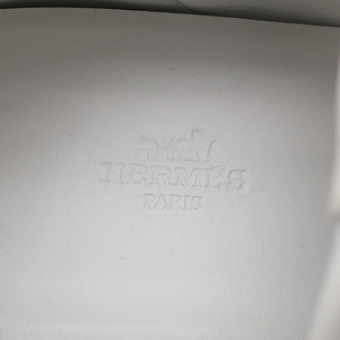 エルメス HERMES ジェット ナッパ H242923ZH90400 白 レザー トワルテクニック シェーヴルヴェロア #40 スニーカー 新品 未使用 Hロゴ