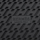 エルメス HERMES シプレ H222100Z ホワイト×ブラック カーフ ゴム シェーヴル #36.5 サンダル 白×黒 ラバーソール