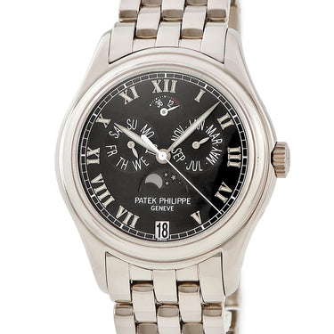 腕時計 パテックフィリップ PATEK PHILIPPE コンプリケーション 年次カレンダー ムーンフェイズ 5036/1G-013 自動巻き メンズ OH済 K18WG無垢