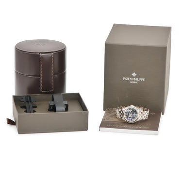 腕時計 パテックフィリップ PATEK PHILIPPE コンプリケーション 年次カレンダー ムーンフェイズ 5036/1G-013 自動巻き メンズ OH済 K18WG無垢