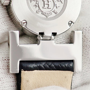 腕時計 エルメス HERMES パプリカ PA2.230 クオーツ レディース 純正ダイヤ シェル ホワイト ツートーン H型ラグ