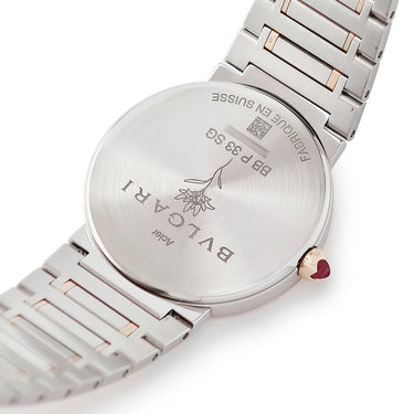 腕時計 ブルガリ BVLGARI ブルガリブルガリ LISAモデル 104115/BBP33SG クオーツ レディース 純正ダイヤ K18PG×SS コンビ シェル 限定