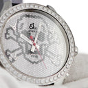 腕時計 ジェイコブ JACOB&CO 5タイムゾーン 47mm スカル JC-SKULLD クオーツ メンズ 純正全面ダイヤ 骸骨 ドクロ GMT