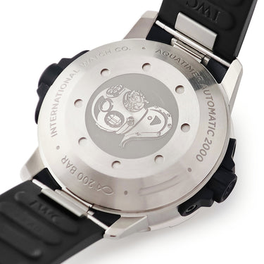 腕時計 IWC IWC アクアタイマー オートマティック 2000 IW358001 自動巻き メンズ ブラック 黒 回転ベゼル デイト