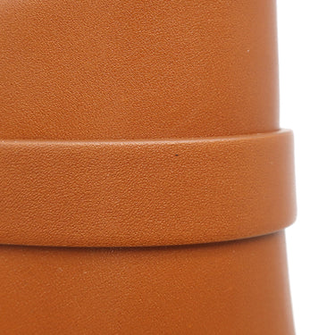 エルメス HERMES サンジェルマン アンクルブーツ H202257Z ナチュラル レザー #36.5 ブーツ シルバー金具 靴 ケリーバックル 補修有り